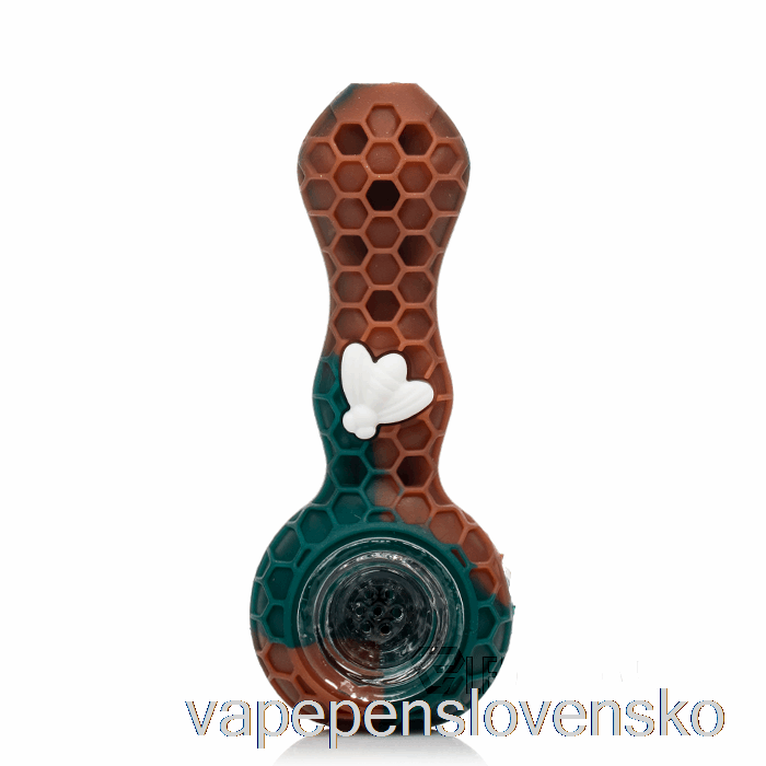 Včelí Stratus Silikónová Lyžička Bronzová (hnedá / Sivozelená / Biela Včela) Vape Cigareta